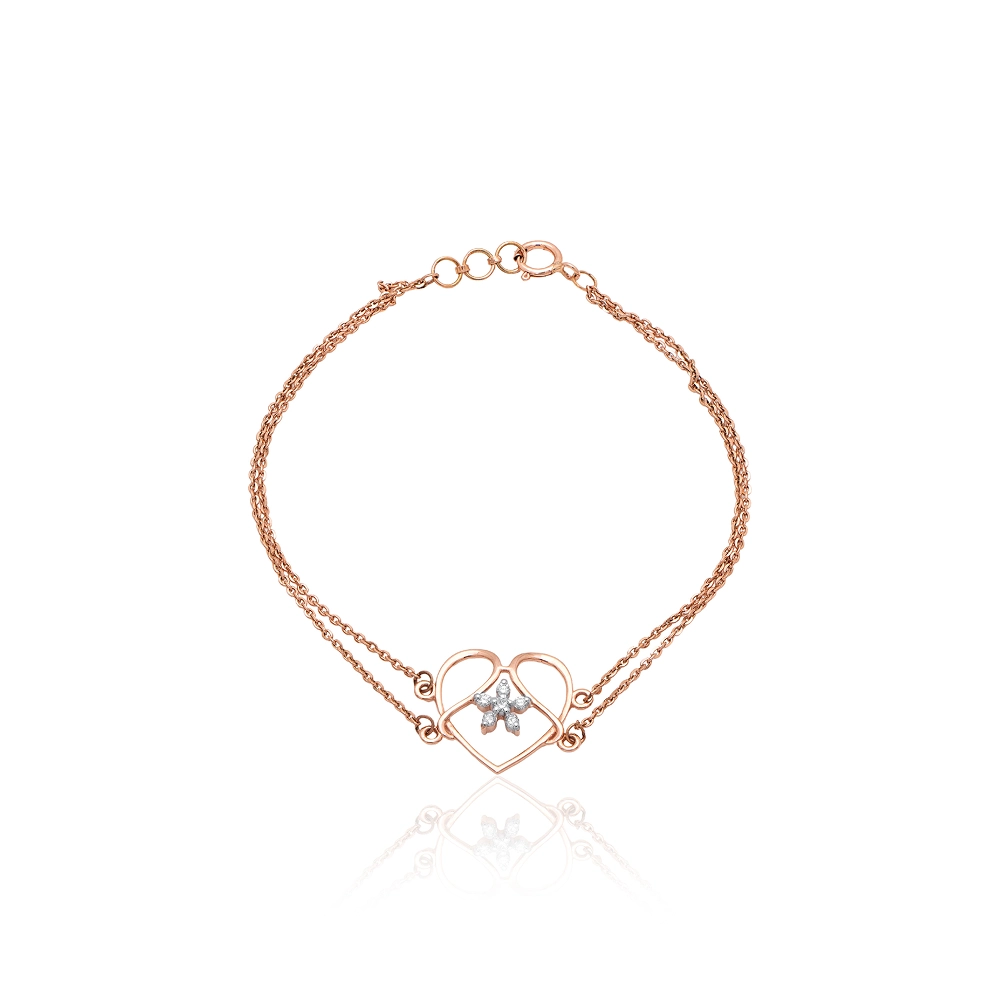 Rose Gold Bracelet ALB00260 - Image 3