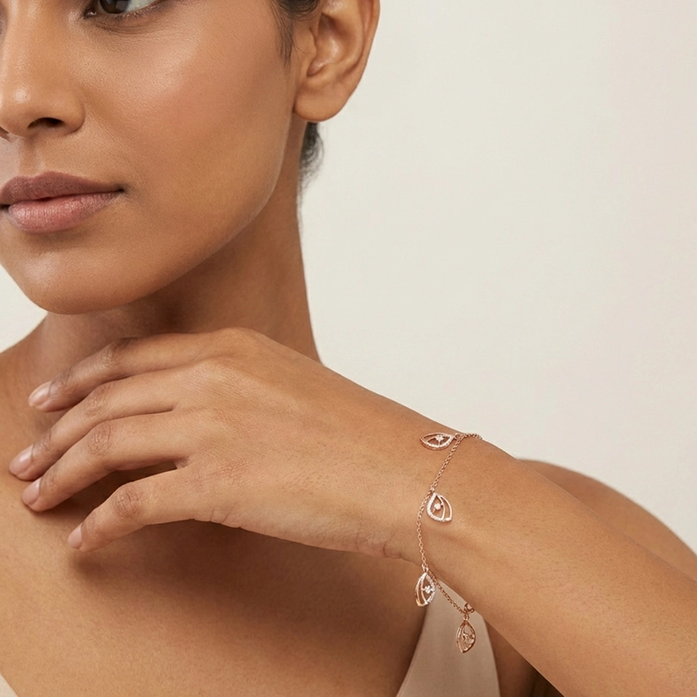 Rose Gold Bracelet ALB00262 - Image 2
