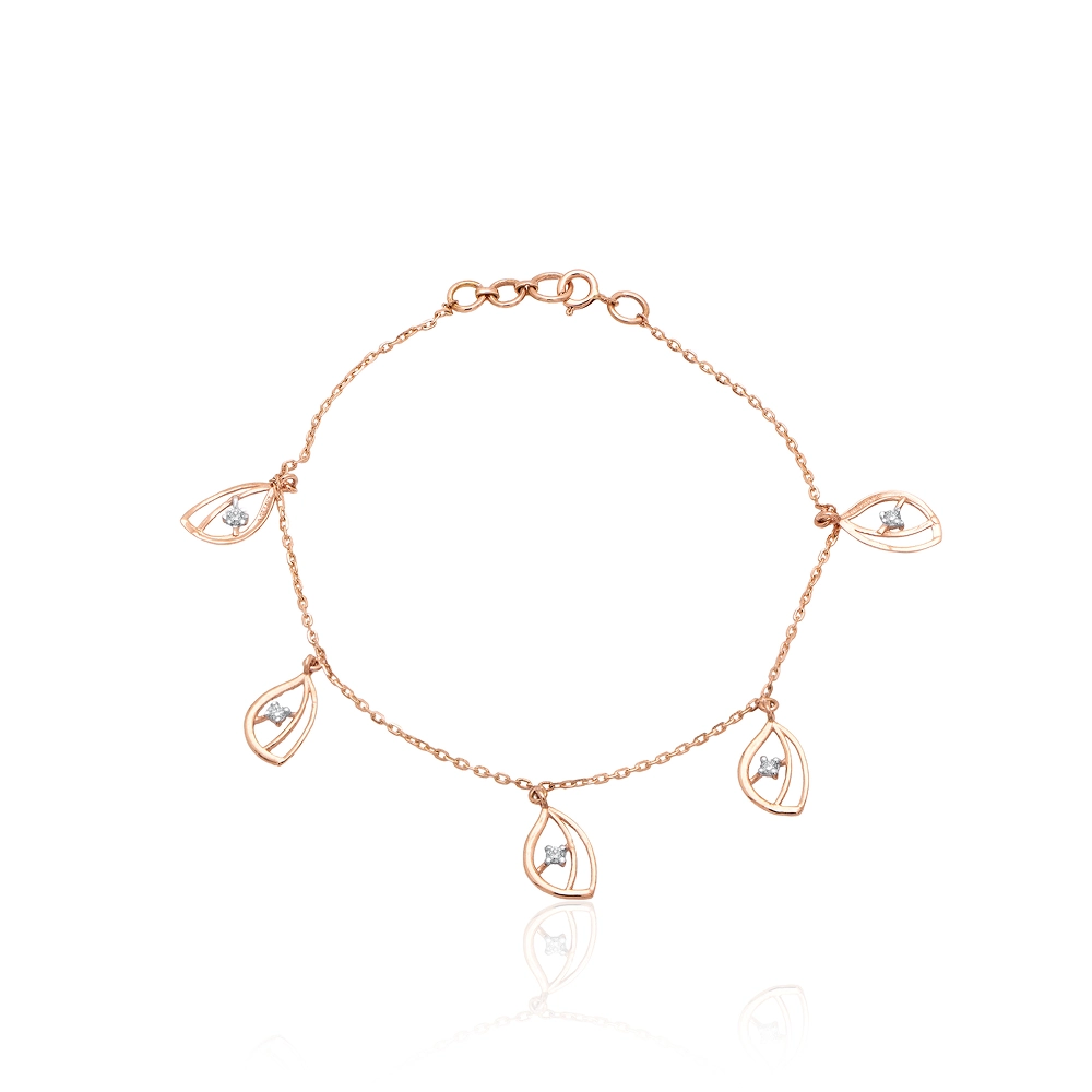 Rose Gold Bracelet ALB00262 - Image 3