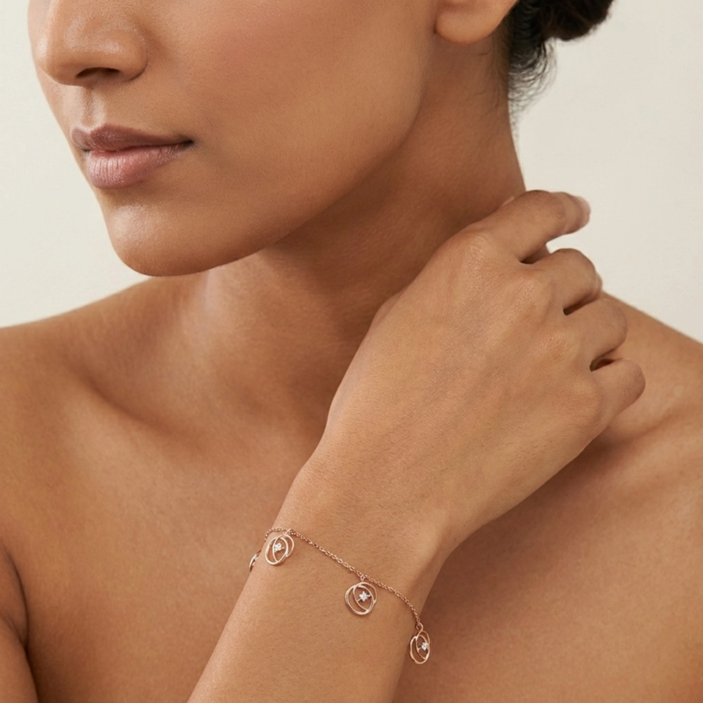 Rose Gold Bracelet ALB00264 - Image 2