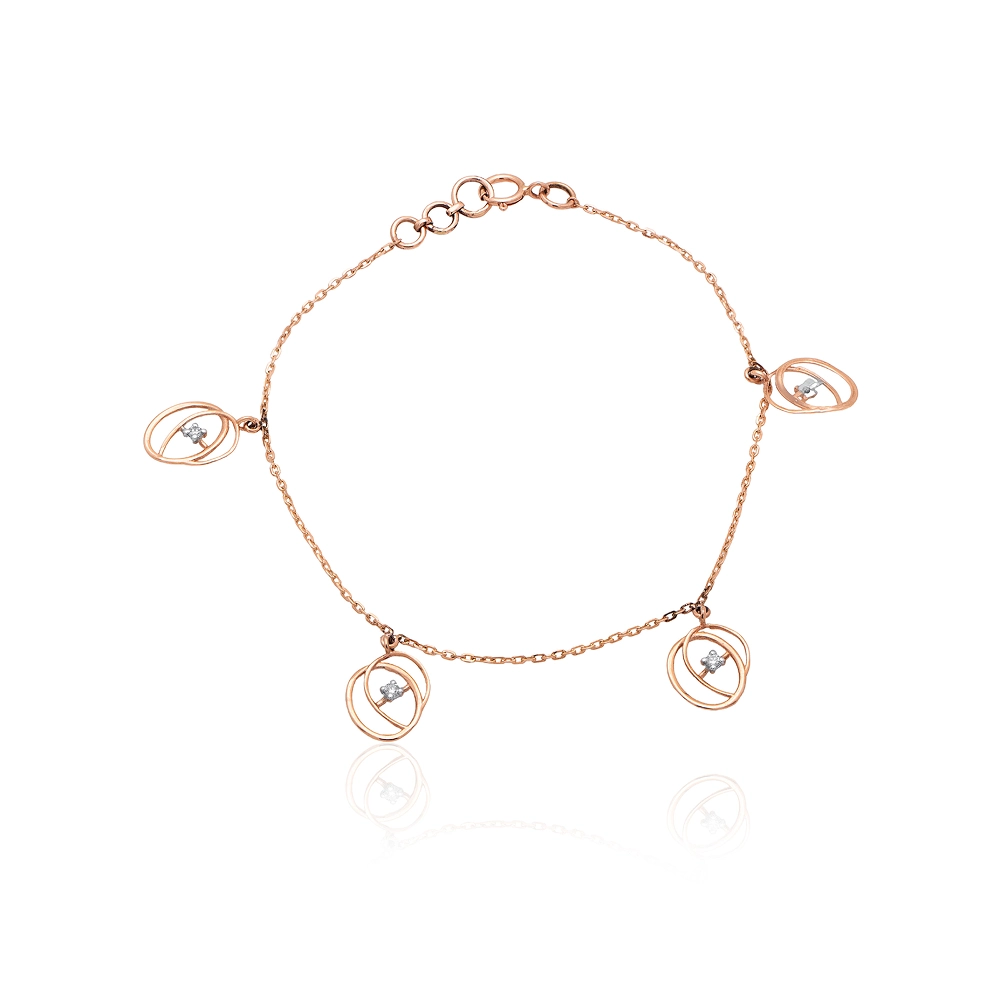 Rose Gold Bracelet ALB00264 - Image 3