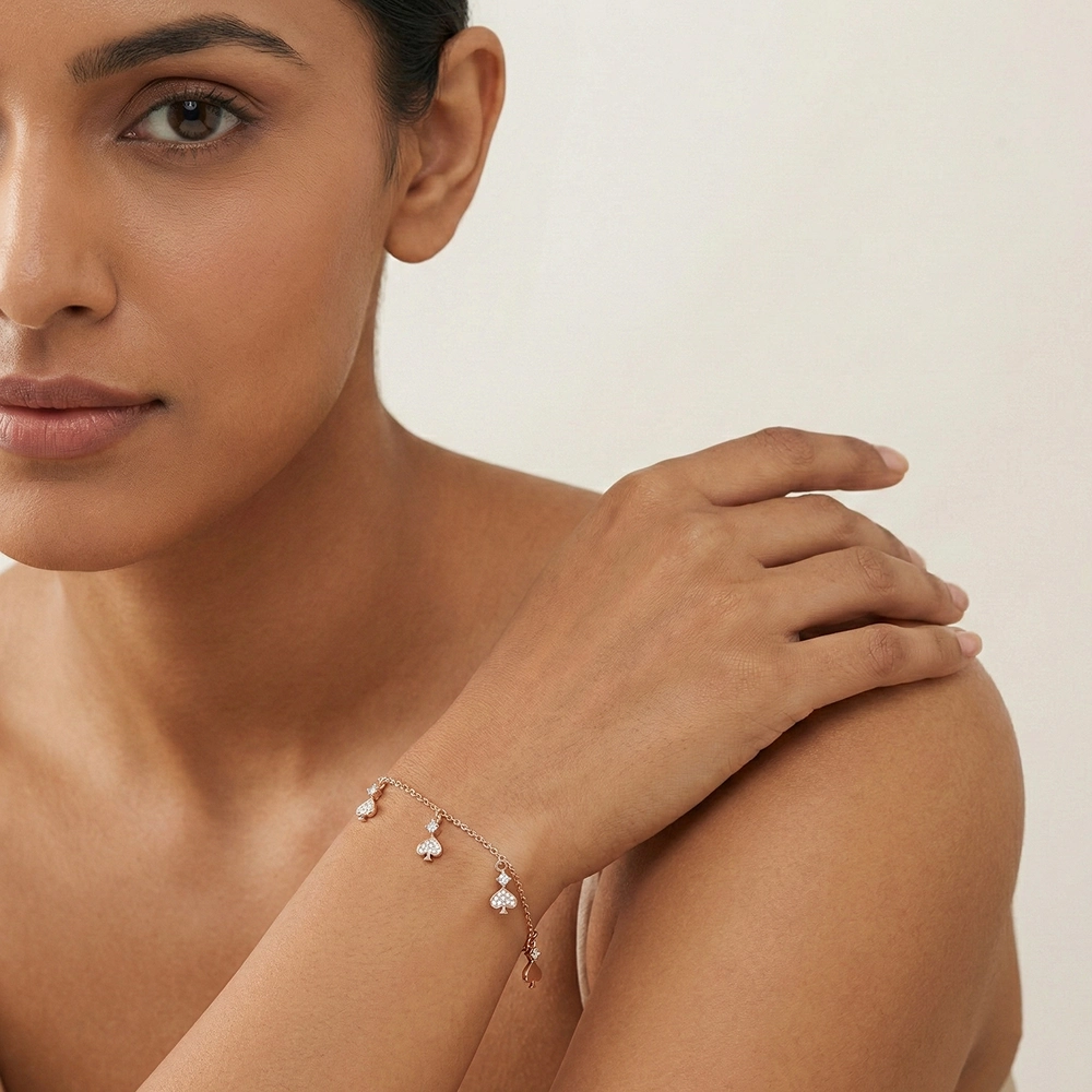 Rose Gold Bracelet ALB00270 - Image 2