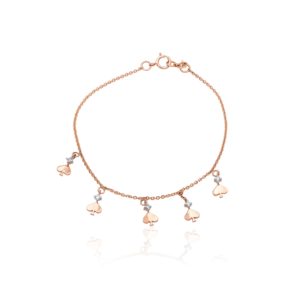Rose Gold Bracelet ALB00270 - Image 3