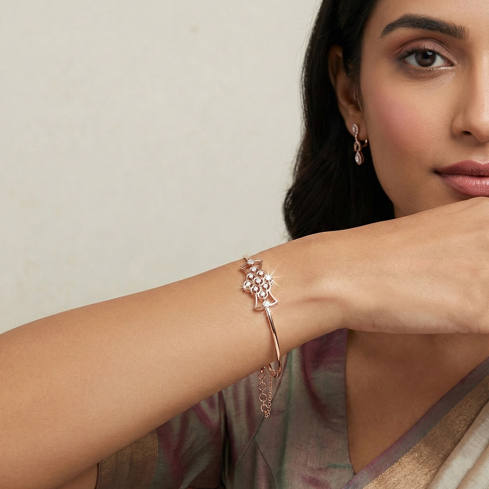Rose Gold Bracelet ALB00274 - Image 2