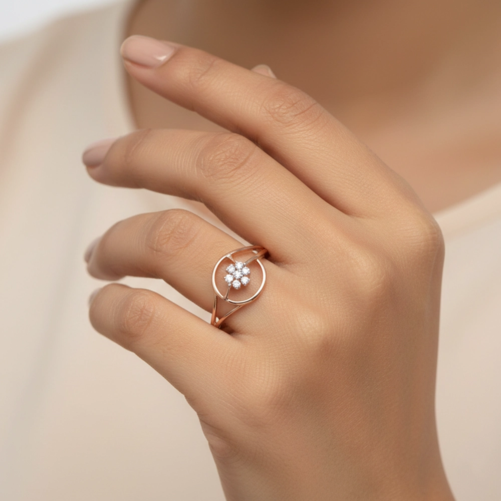 Rose Gold Ring ALR00945 - Image 2