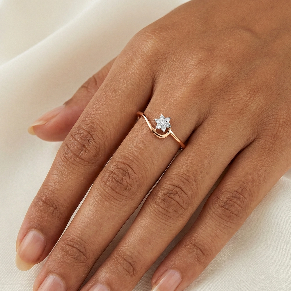 Rose Gold Ring ALR00966 - Image 2