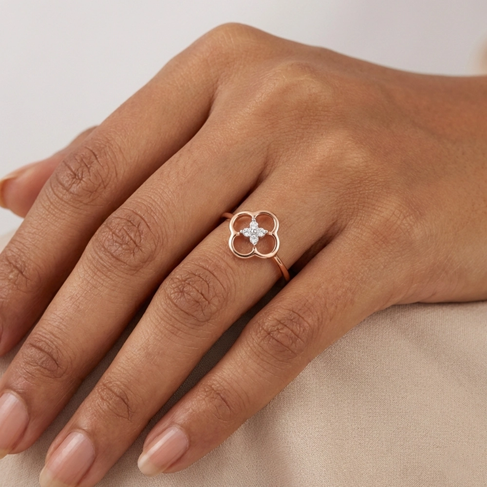 Rose Gold Ring ALR00968 - Image 2