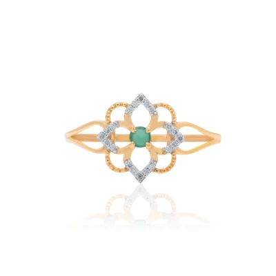 Yellow Gold Ring ALR00977