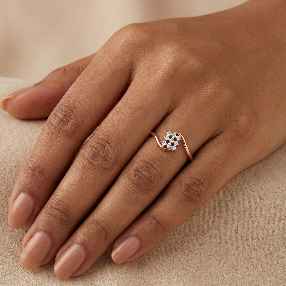 Yellow Gold Ring ALR00996 - Image 2