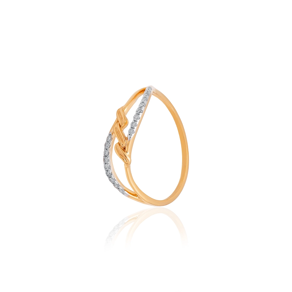 Yellow Gold Ring ALR01005 - Image 3