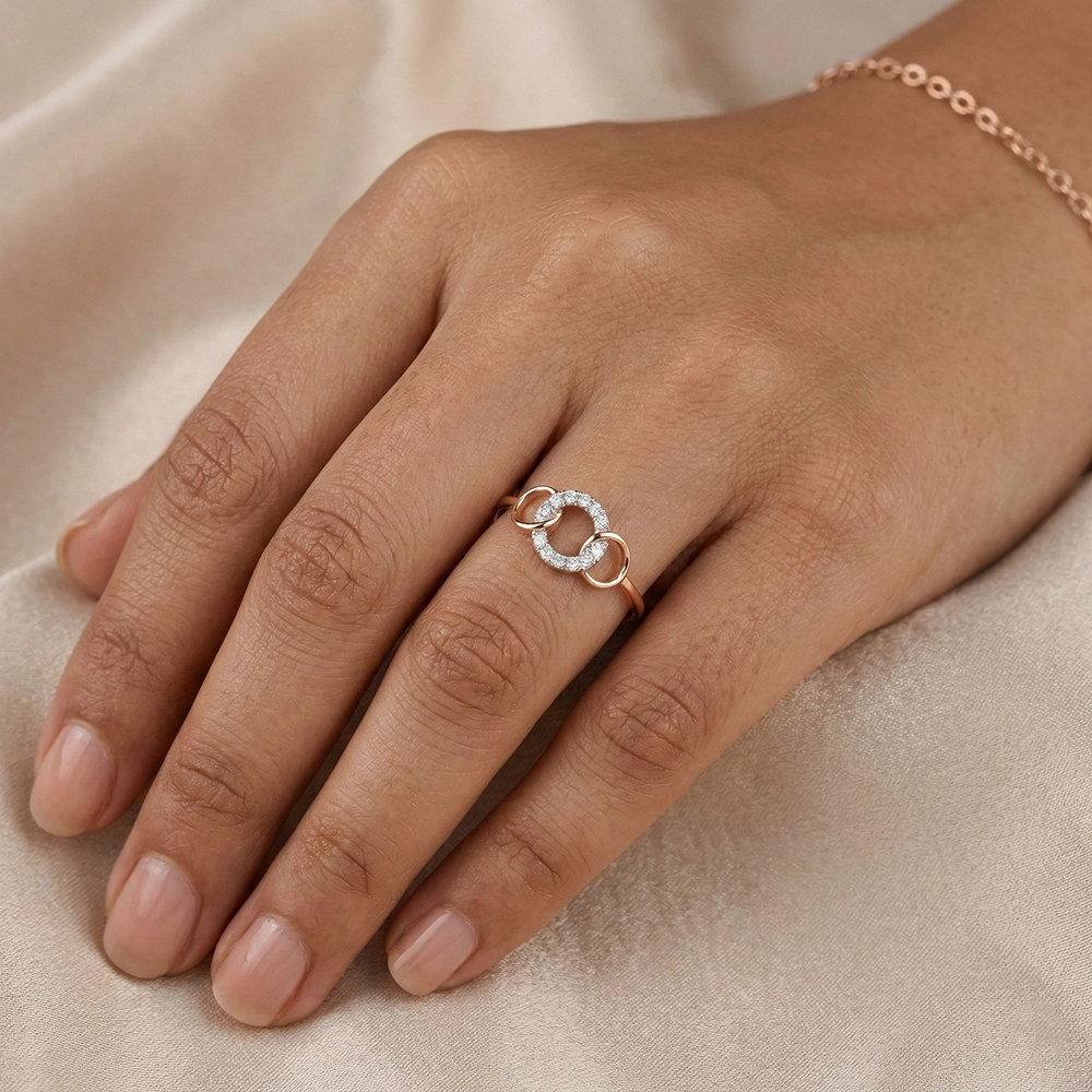 Rose Gold Ring ALR01026 - Image 2