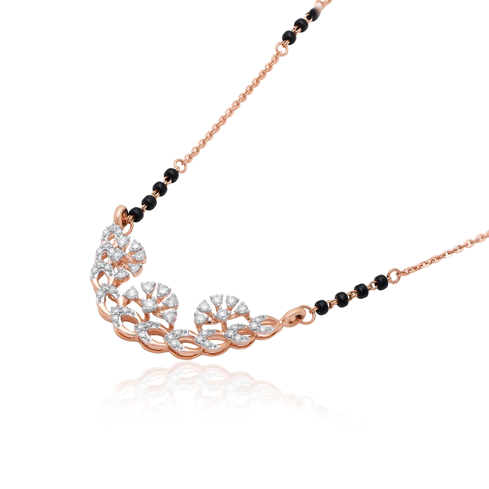 Rose Gold Mangalsutra AMS00152
