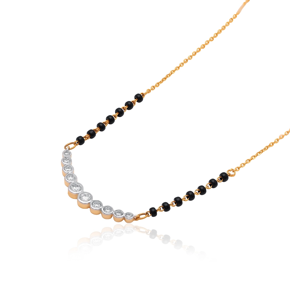 Yellow Gold Mangalsutra AMS00153