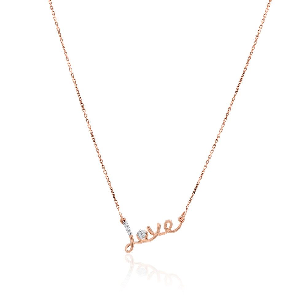 Rose Gold Necklaces AMS00154 - Image 3