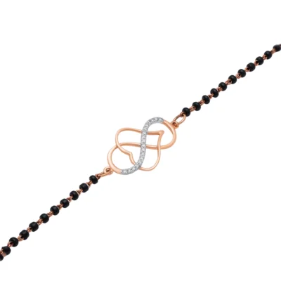 Rose Gold Mangalsutra AMS00158