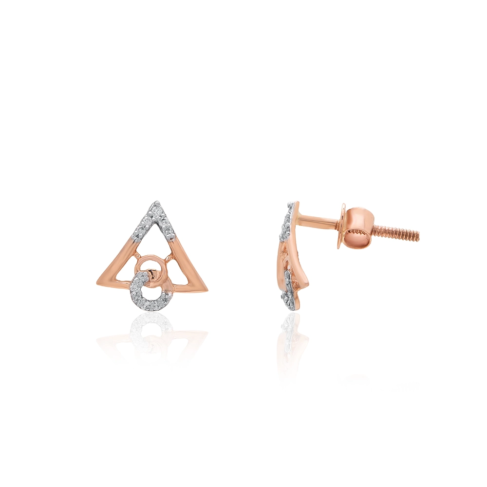 Earrings Rose Gold APS00371E - Image 3